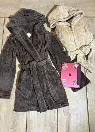 Мягкие халатик двусторонняя махра, теплый халат домашний