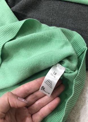 Нежный модный свитер салатового цвета ☘️4 фото