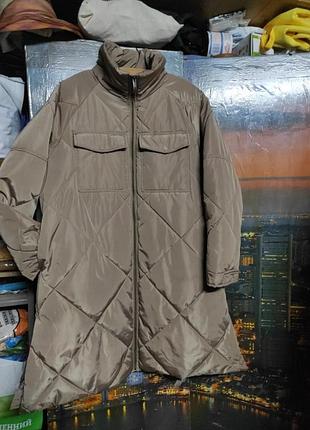 Пальто зимнее женское размер 54 современное без капюшона