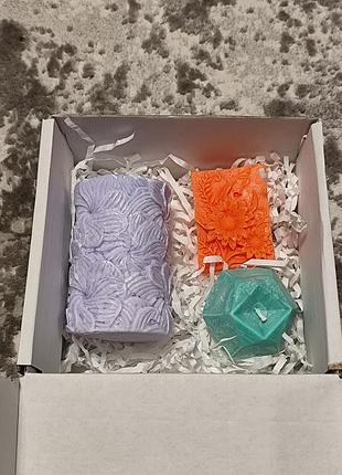 Набор свечей + мыло «три стихии»