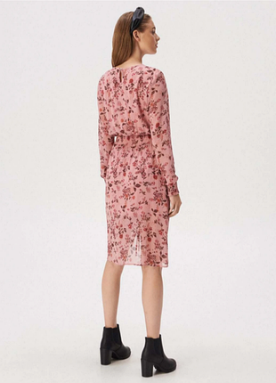 38 міді 190723/ /sinsay плаття сукня в принт квіти на підкладці