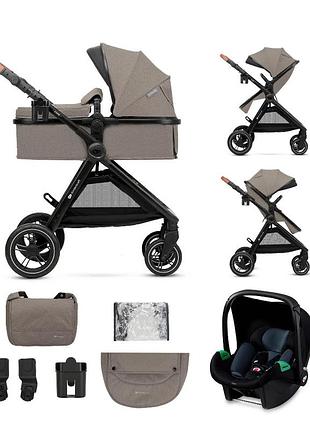 Універсальна коляска трансформер 3в1 авто крісло, люлька, прогулка