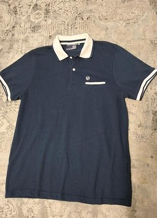 Фірмова чоловіча брендова футболка поло sergio tacchini