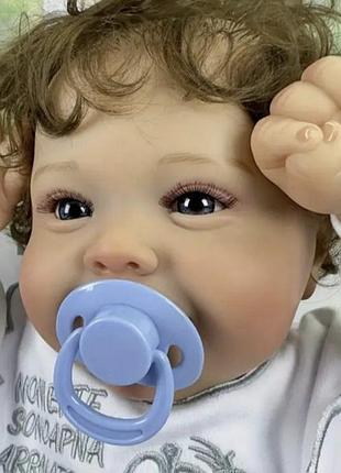 Кукла реборн мальчик 55 см винил