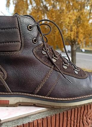 Шкіряні демісезонні черевики real leather