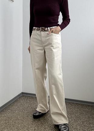 Uniqlo вільні прямі джинси