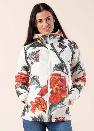 Куртка пуховик з капюшоном жіноча columbia powder light, l