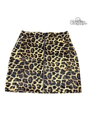 Спідниця в леопардовий принт
