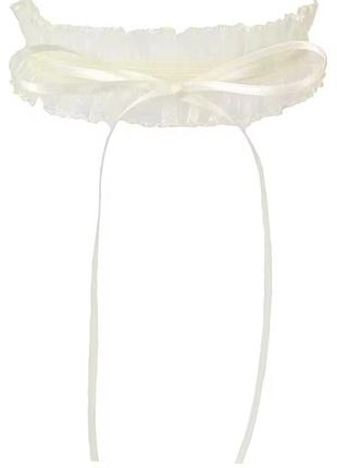 Чокер на шею белый