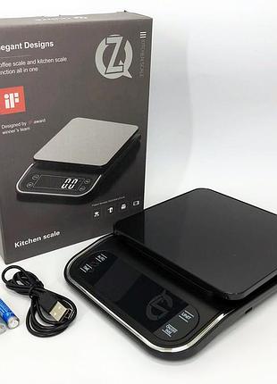 Весы кухонные x-1, 5кг (0,1г), 3xaa/usb, электронные весы для взвешивания продуктов, кулинарные весы