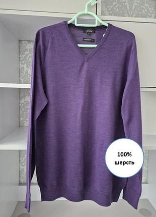 Стильный шерстяной / шерстяной пуловер linea fashion