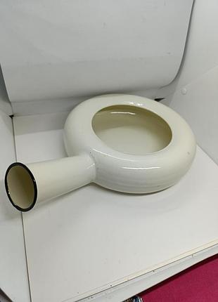Советское металлическое эмалированное мужское женское медицинское судно уточка подкладная ссср советское эмалированно металликическое железное