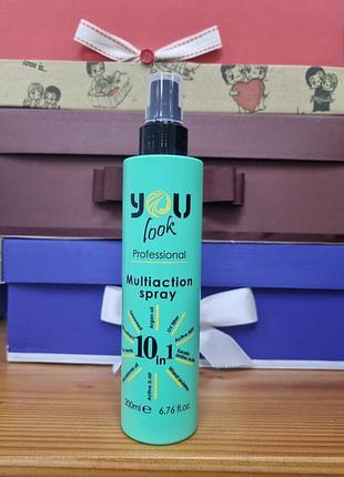 Мультиспрей миттєвої дії 10 в 1 you look professional multiaction spray 10 in 1 200 мл