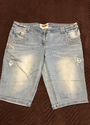 Жіночі джинсові світлі шорти 18 р