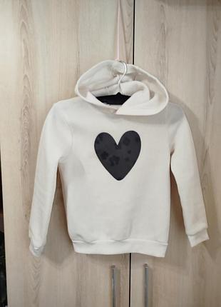 Теплое худи на рост 128 см