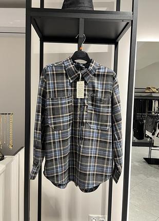 Сорочка жіноча, жіноча рубашка, сорочка garno, жіноча сорочка в клітинку