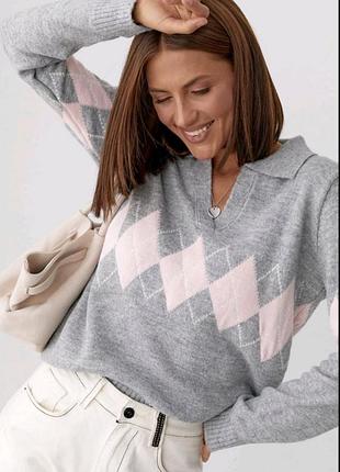 Светр поло жіночий теплий