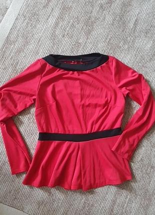 Кофта с баской