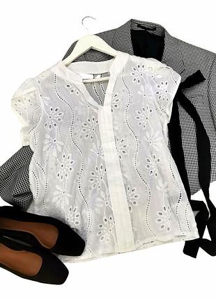 Белая блуза прошва
