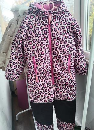 Комбинезон зимний для девочки 134