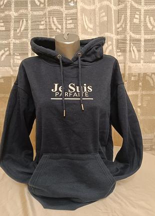 Худі з капюшоном темно синя від primark