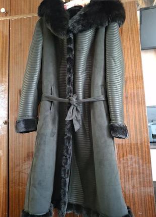 Женская натуральная дубленка