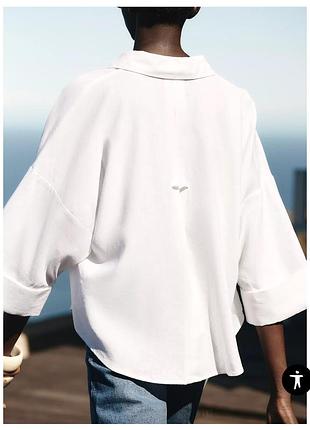 Zara | сорочка екрю розмір с