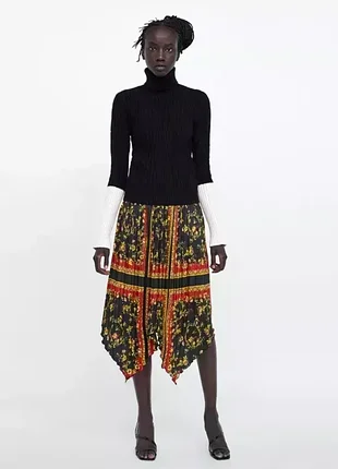 Юбка в принт zara