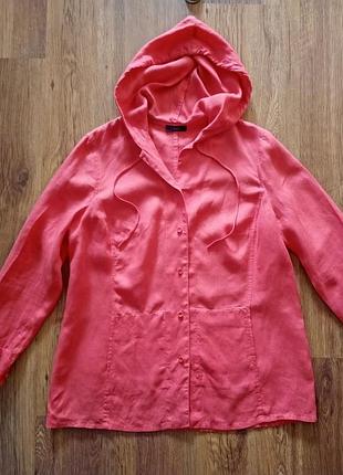 Тунiка с капюшоном oui, красный, м