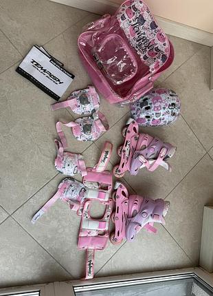 Роликові ковзани tempish kitty baby skate (комплі)/30-33, оригінал!