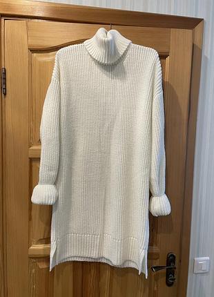 Сукня светр тепла вʼязана vovk плаття платье вовк