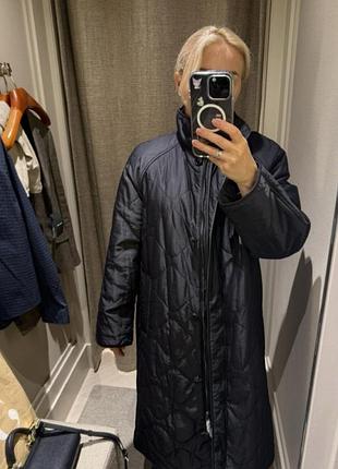 Стеганое пальто massimo dutti размеры s и м