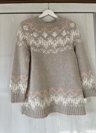 Тепленький светр з вовною і мохером oysho