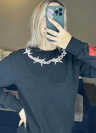 Світшот від staff унісекс чорний розмір s