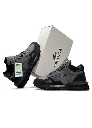 Чоловічі кросівки lacoste elite active high fur grey