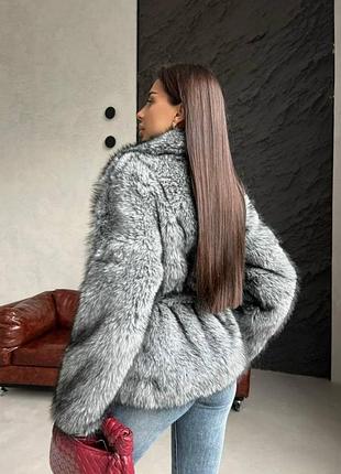Шуба з еко хутра