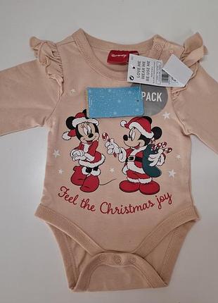 Боди для новорожденных мальчишки новогодний принт