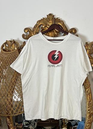 Рок футболка pearl jam мерч