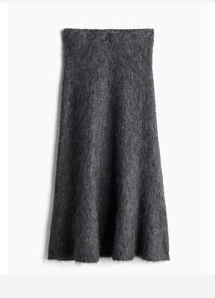 Юбка из мохера и шерсти h&m