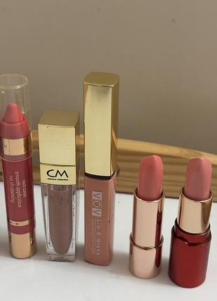 Набір декоративної косметики для губ та очей