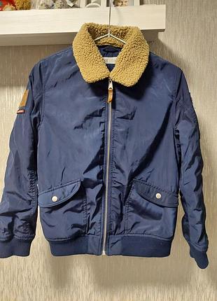 Куртка-бомбер для мальчиков 9-10 лет