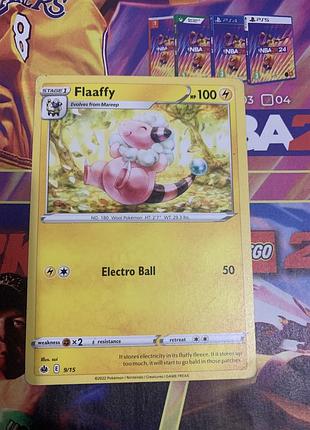 Картка покемона флаффі (flaaffy) із серії pokémon trading card game.