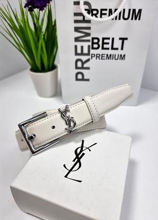 Ремінь жіночий 3см натуральна шкіра, ремінь білий срібло шкіряний з коробкою, ремінь з натуральної шкіри пояс