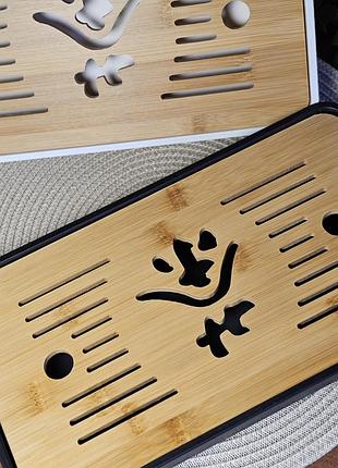 Чабань для чайной церемонии • столик для чаепития • бамбук