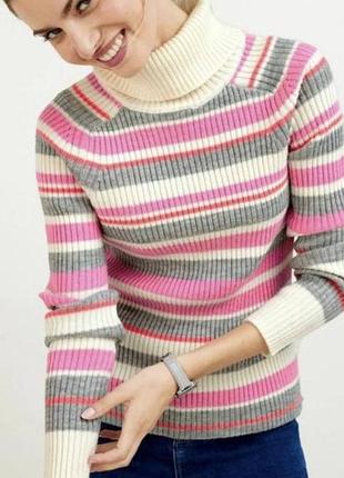 Next h&m zara светр джемпер водолазка смугастий