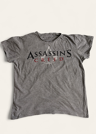 Котоновая женская футболка primark assassin's creed