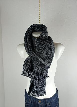 Шерстяной/кашемировый шарф saint laurent