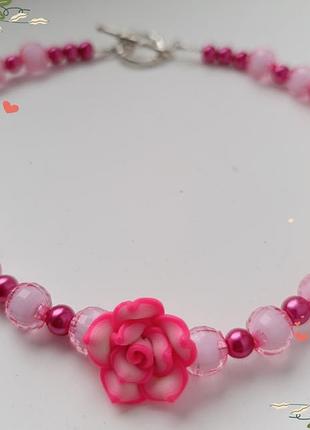 Кольє з квіткою