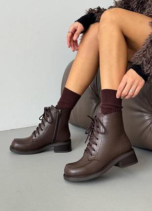 Черевики анатомічні, натуральна шкіра