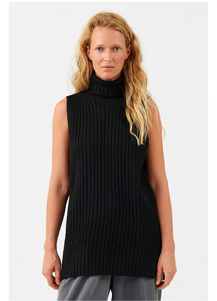 Удлиненная женская безрукавка желет вязаная h&amp;m, size m